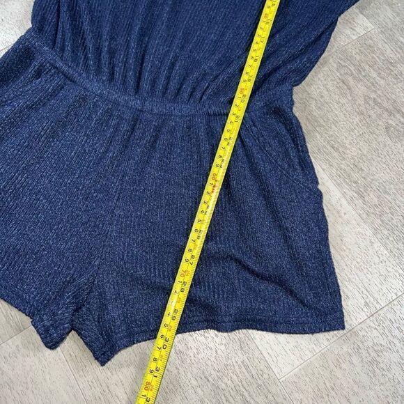 Gilly Hicks for Hollister, Long Sleeve Shorts Romper Outfit in Navy, Women’s XS - Picture 5 of 12